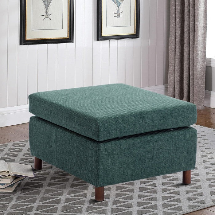 Malton Square Shape Ottoman Pouffes For Sitting Foot Rest Puffy Stools For Living Room - Torque India
